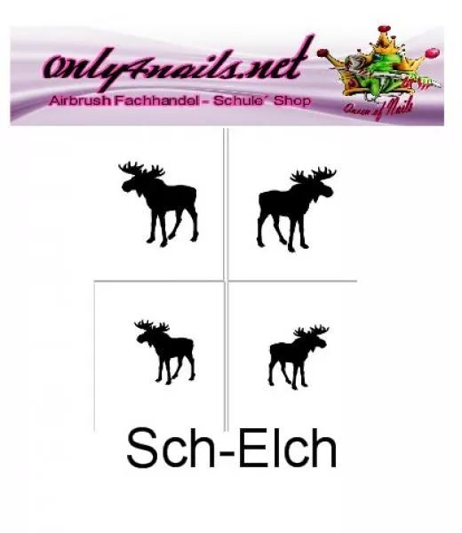 Schmuck Schablone Sch-Elch