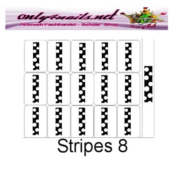 Airbrush Schablone Strips 8