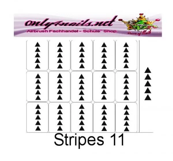 Airbrush Schablone Strips 11