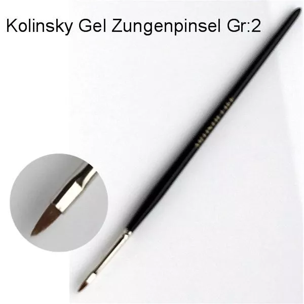 Gel Zungenpinsel Kolinsky Gr:2