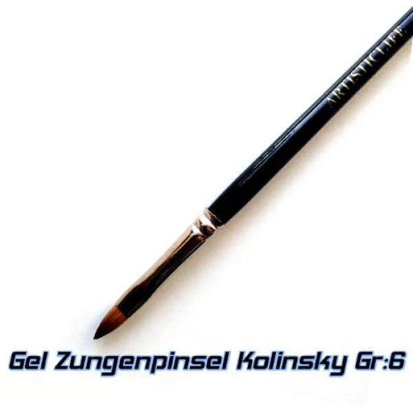 Gel Zungenpinsel Kolinsky Gr:6