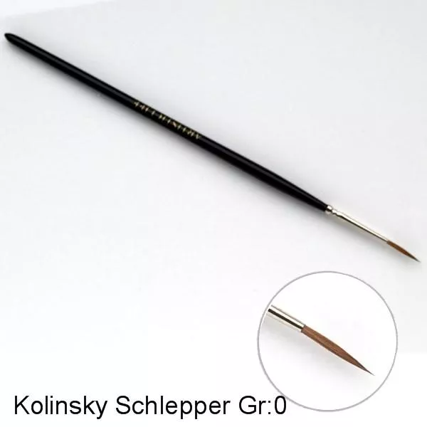 Pinsel Schlepper Kolinsky Gr:0