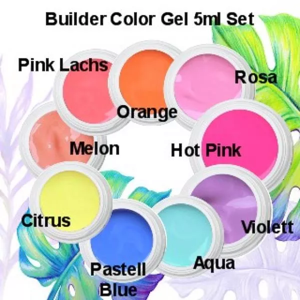 Builder Color Gel 5ml Set für deine Nails