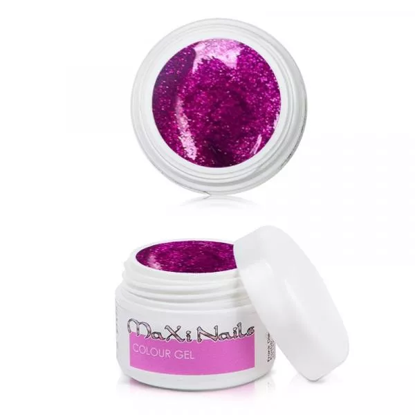 Farbgel Glitter Purpur 5ml