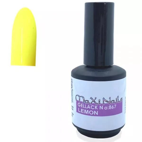 LED-UV Gel-Lack Lemon Nr:867 in 15ml für deine Nails