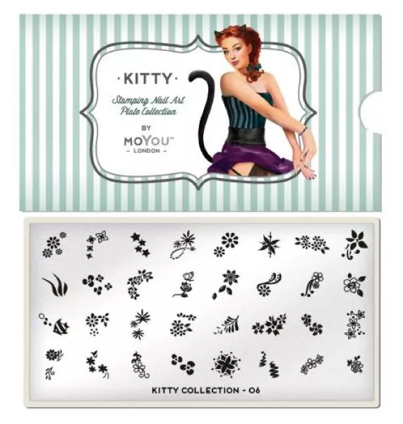 MoYou-London Nail Art Image Plate Kitty Collection – 06