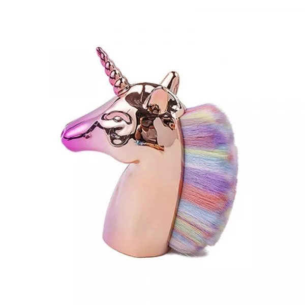 Einhorn Staubpinsel Rosegold