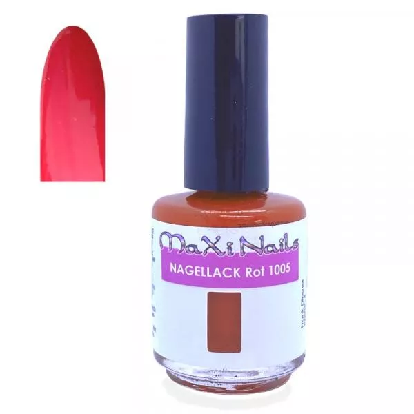 Lufttrocknender Nagellack Rot Nr 1005