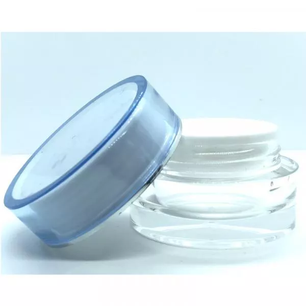 UV Gel Tiegel Style Blue – Premium Creme Leerdosen – Leere Kosmetik Tiegel Doppelwandig – Leerdose Geltiegel – Leertiegel | 15 ml