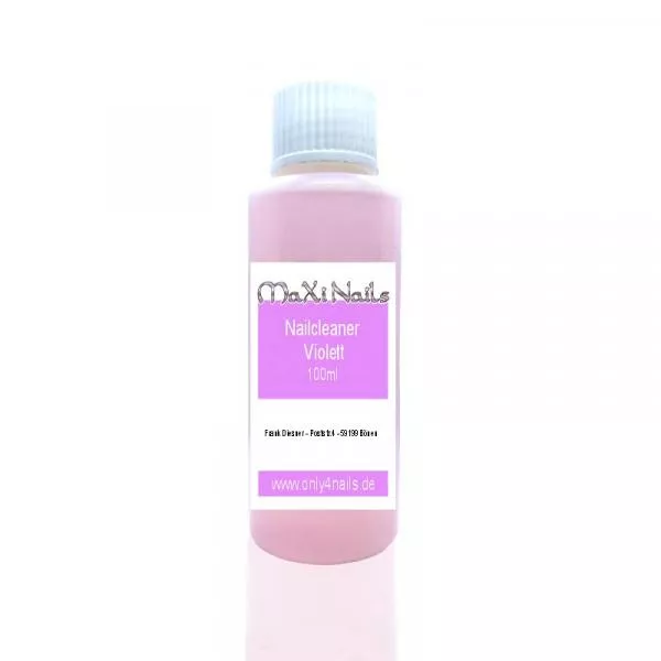 Profi Nagel-Reiniger Violett 99 9% Isopropanol für die Nagelmodellage in Studioqualität zum Reinigen, 100 ml
