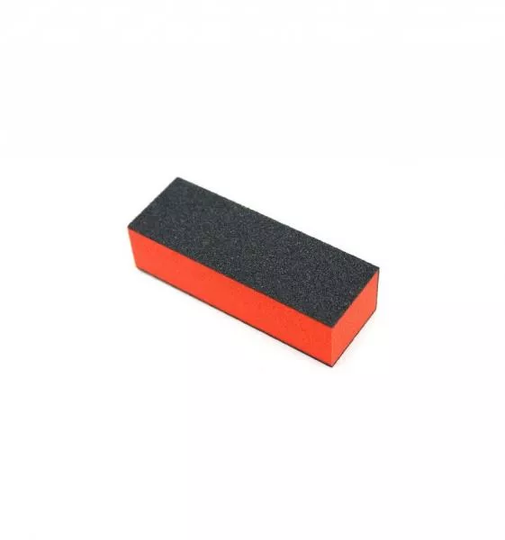 Buffer dreiseitig – orange/schwarz für deine Nails