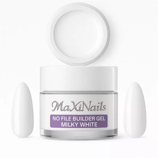 Fiberglas Gel No File Milky White 15ml