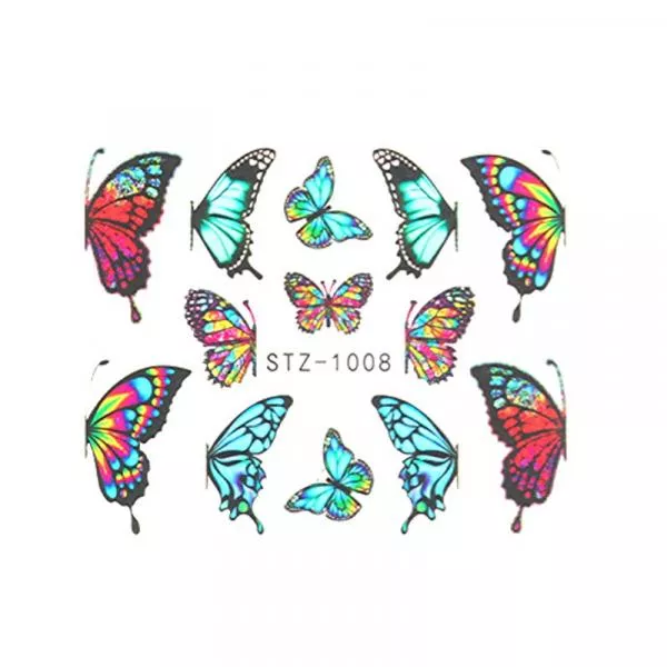 Nailart Sticker Schmetterling STZ-1008