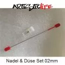 Nadel &amp; Düsen Set 02mm Passend für AL 208