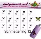 Airbrush Schablone Schmetterling 12
