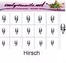 Airbrush Schablone Hirsch