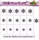 Airbrush Schablone Grande Bella Schneeflocke 3 XL