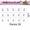 Airbrush Schablone Ranke 39