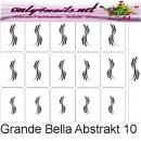 Airbrush Schablone Grande Bella Abstrakt 10XL