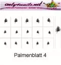 Nailart Schablone 15er Karte Palmenblatt 4