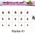 Airbrush Schablone Ranke 41
