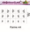 Airbrush Schablone Ranke 44