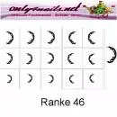 Airbrush Schablone Ranke 46