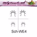 Airbrush Schablone Schmuck WE4