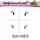 Airbrush Schablone Schmuck WE5