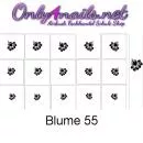 Airbrush Schablone Blume 55