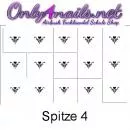 Airbrush Schablone bSpitze 4 Schablone 15er Karte