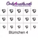 Airbrush Schablone Blümchen 4