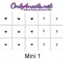 Nailart Schablone 15er Karte mini 1