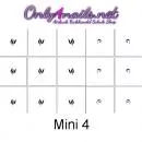 Nailart Schablone 15er Karte mini 4