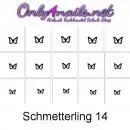 Airbrush Schablone Schmetterling 14