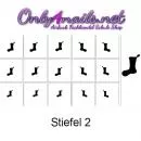 Airbrush Schablone Stiefel 2