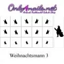Airbrush Schablone Weinachtsmann 3