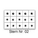 Airbrush Schablone Stern 02 für Nailart