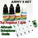 Army Farben Set inkl Schablone