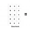 Nailart Schablone 15er Karte Geschenk