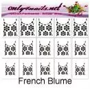 Airbrush Schablone French Blume