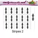 Airbrush Schablone Strips 2