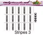 Stripes 3 Schablone 15er Karte