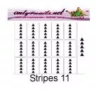 Airbrush Schablone Strips 11