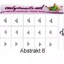 Airbrush Schablone Abstrakt 6