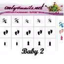Airbrush Schablone Baby 2