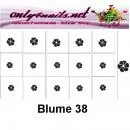 Airbrush Schablone Blume 38