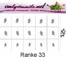 Airbrush Schablone Ranke 33