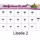 Airbrush Schablone Libelle 2