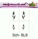 Airbrush Schablone Schmuck Bl8